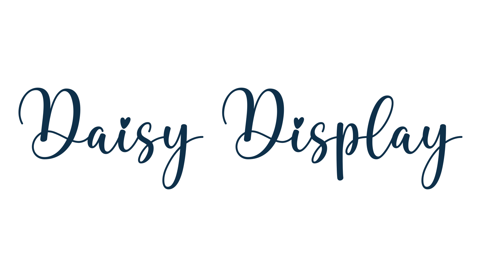 Daisy Display, fancy decorative font preview