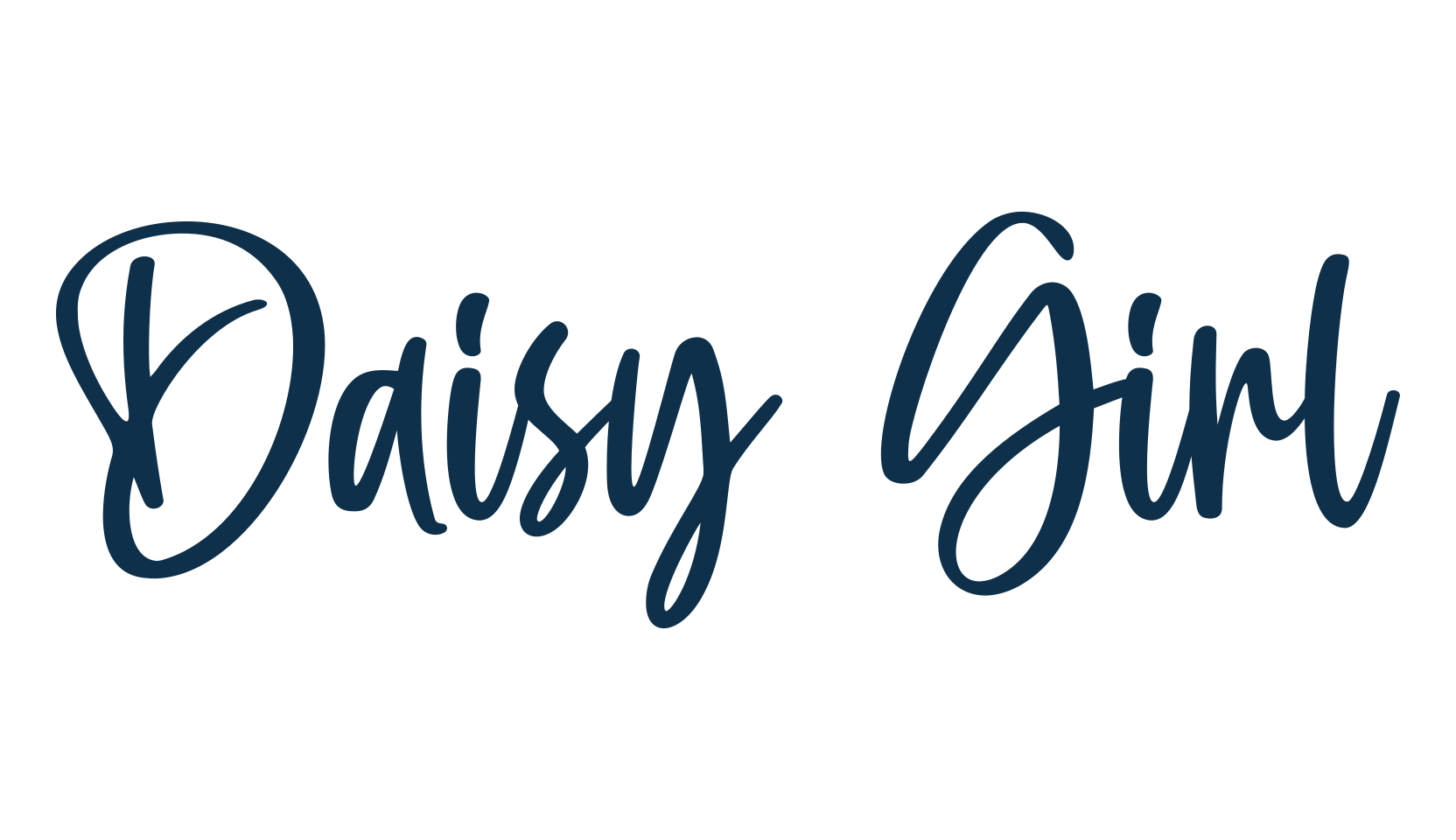 Daisy Girl, handwriting font preview