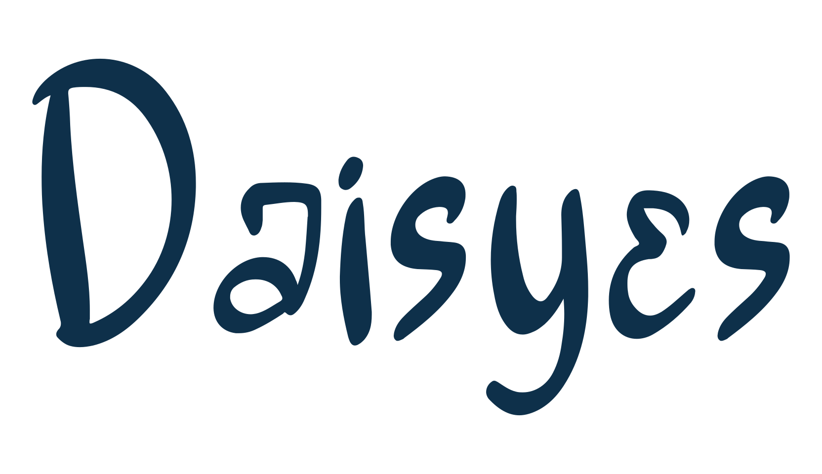 Daisyes, script handwritten fancy decorative calligraphy font preview