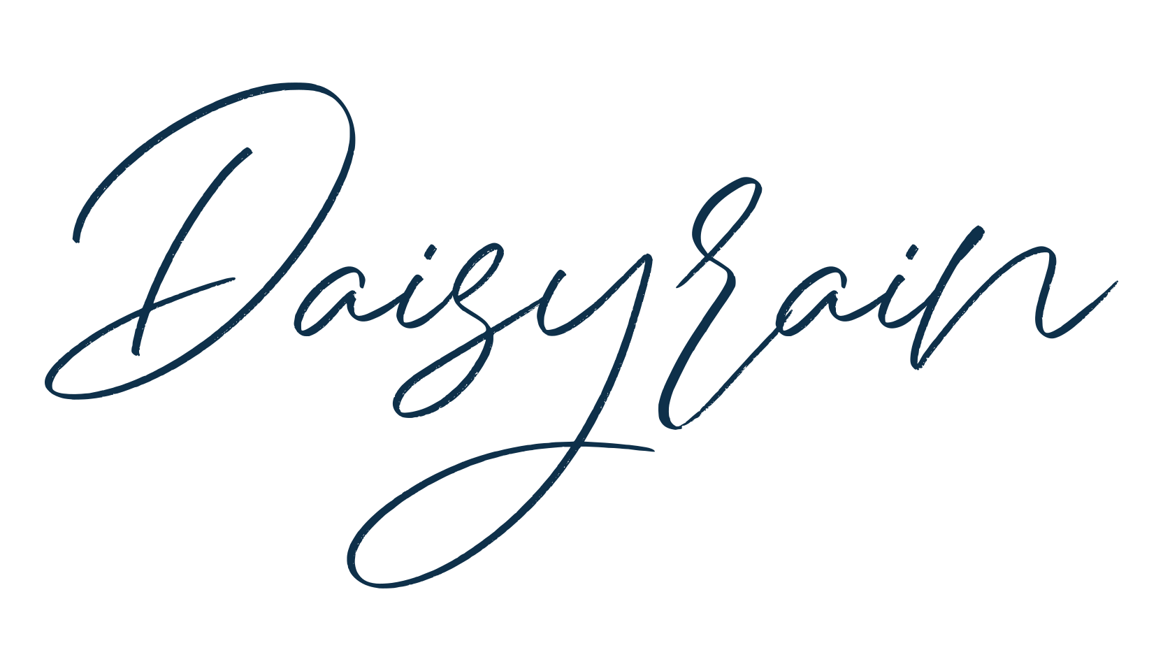 Daisyrain, handwriting font preview