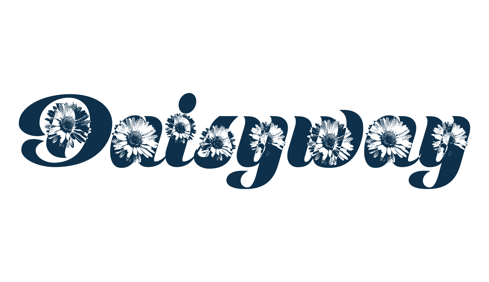 Daisyway, fancy decorative font preview