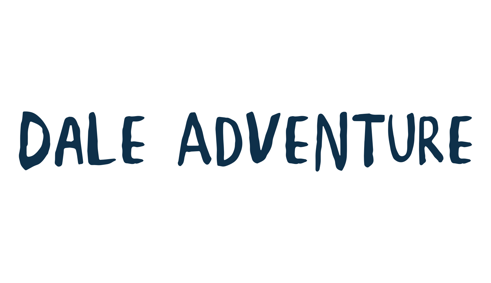 Dale Adventure, handwriting font preview