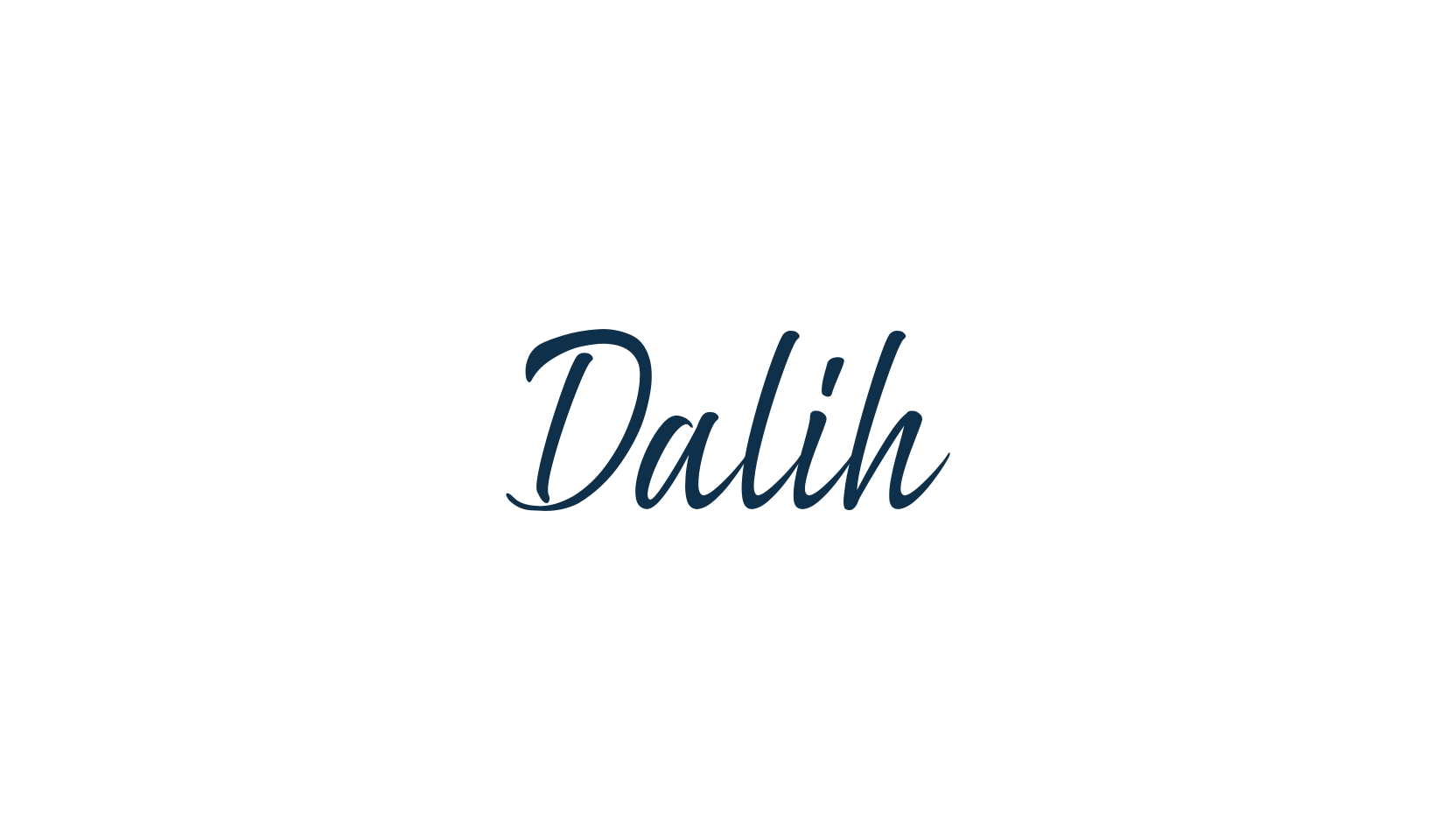 Dalih, fancy decorative font preview