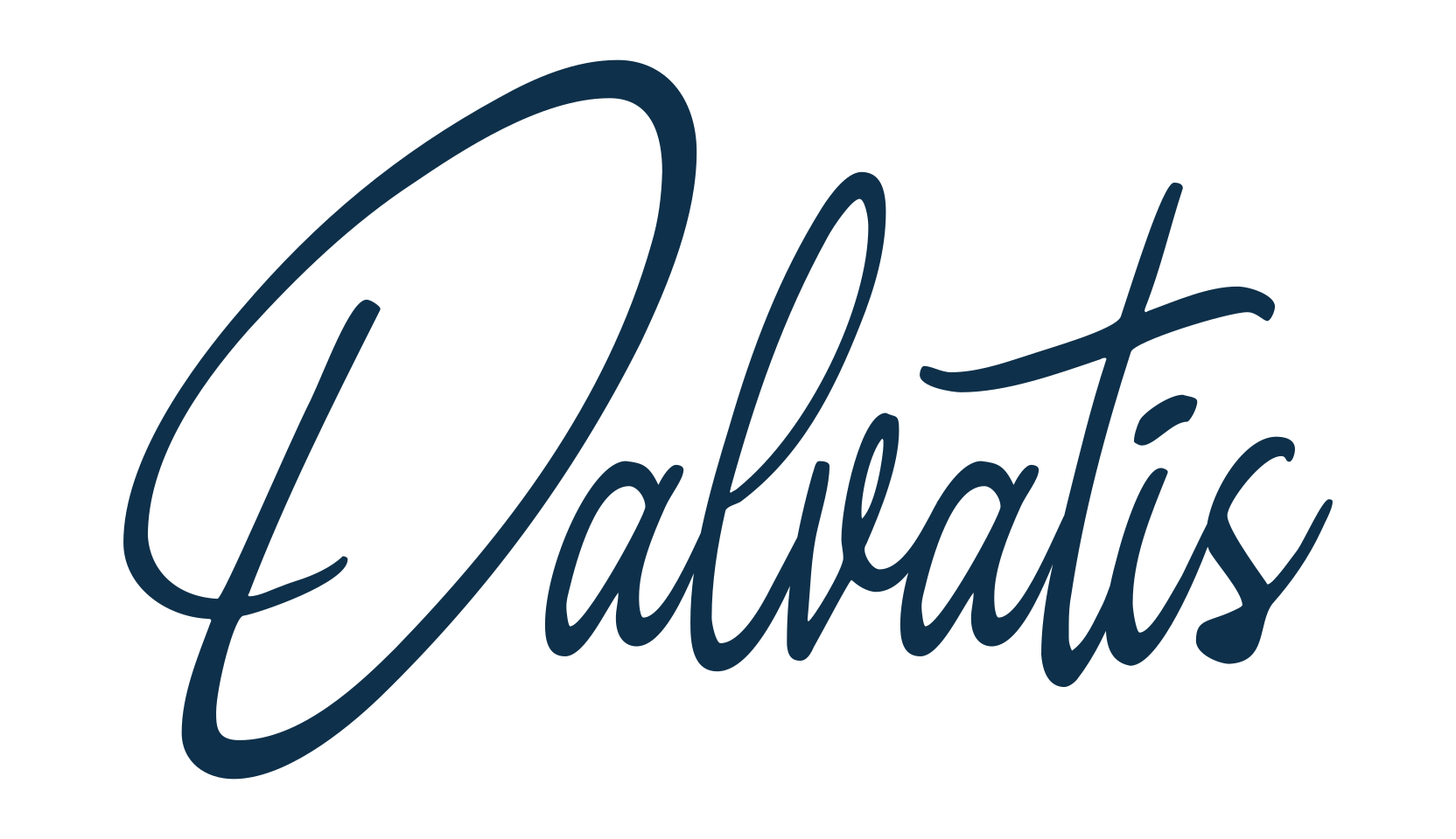 Dalvatis, script handwritten fancy decorative calligraphy font preview