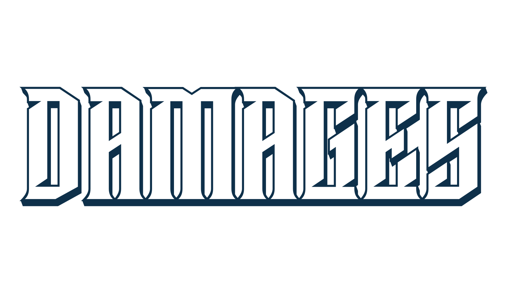 Damages, modern font preview