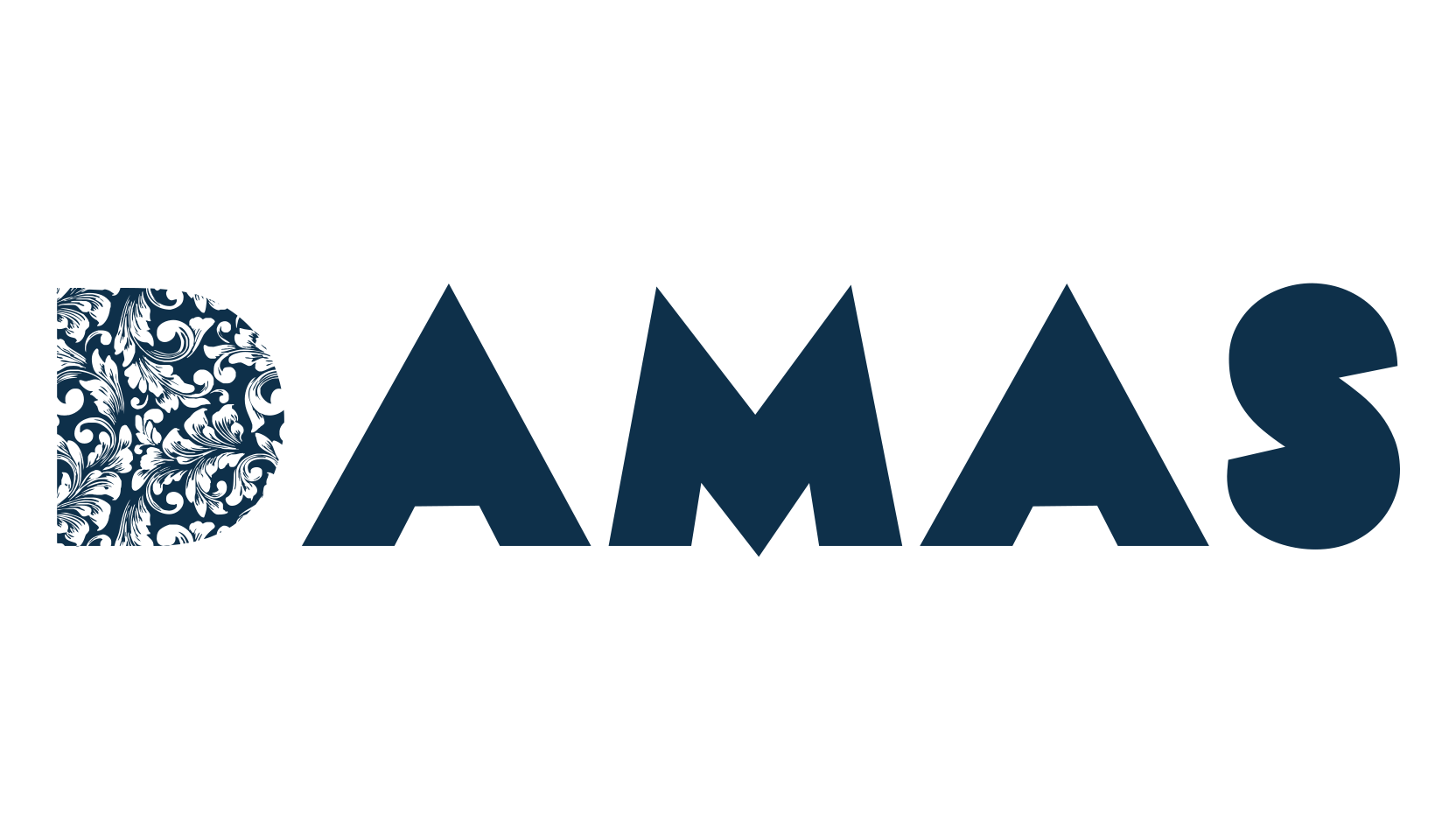 Damas, fancy decorative font preview