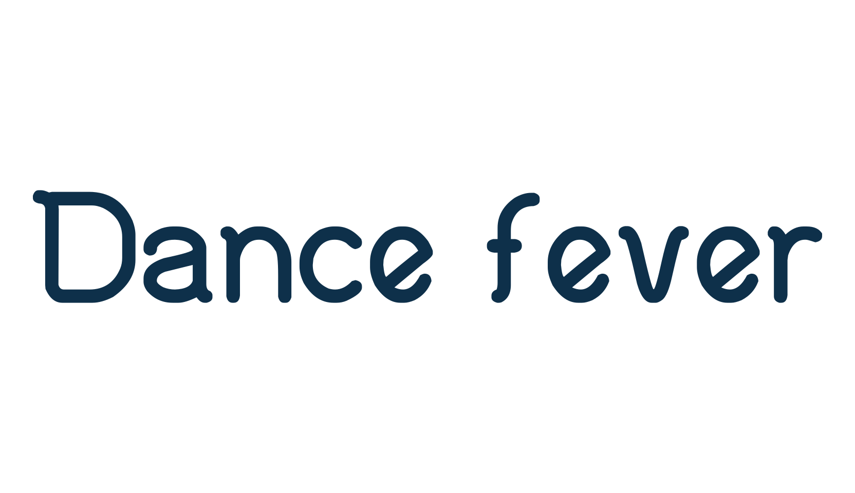 Dance fever, various font preview