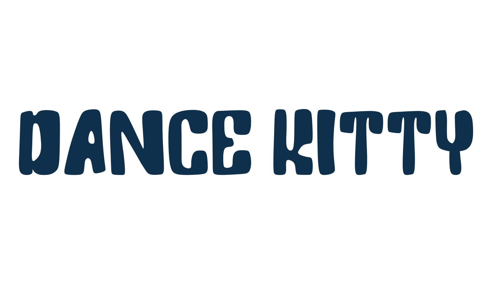 Dance Kitty, cartoon font preview