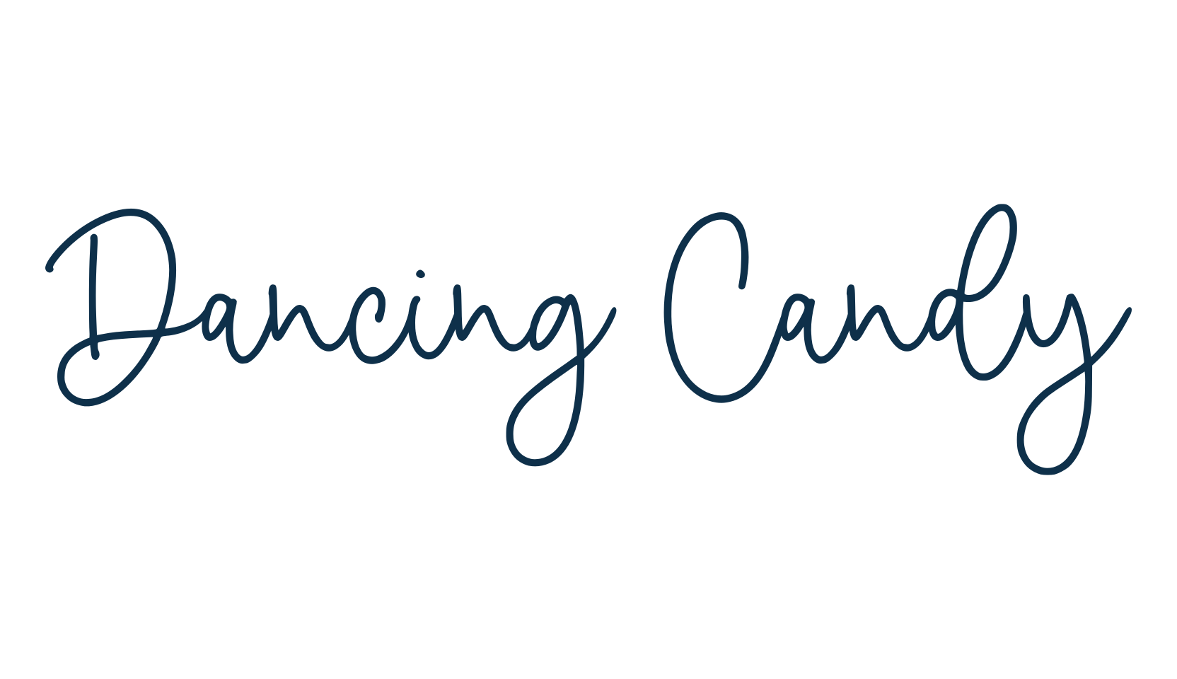 Dancing Candy, script handwritten fancy decorative calligraphy font preview