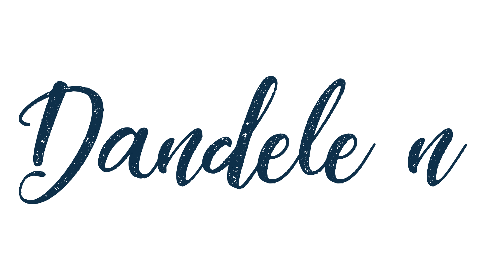 Dandeleón, calligraphy font preview