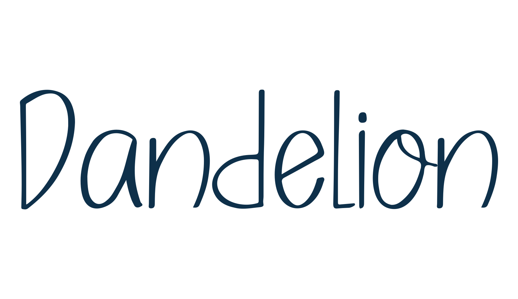 Dandelion (dandelion-5), fancy various decorative font preview