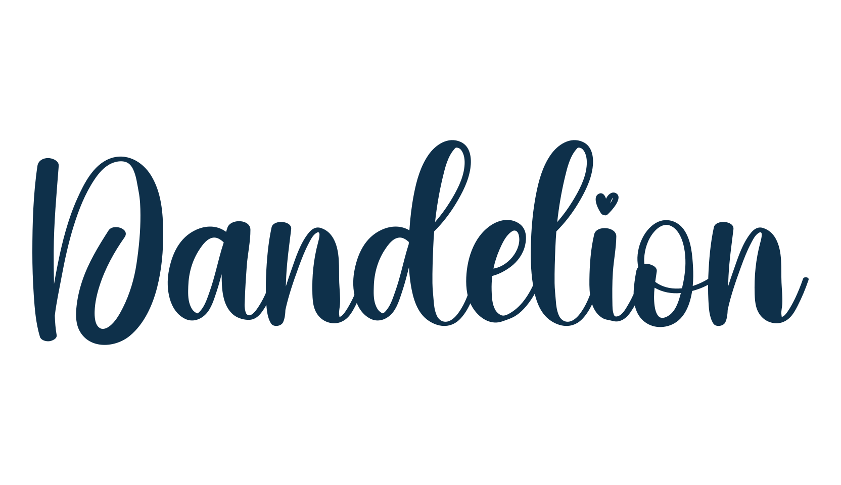 Dandelion (dandelion-9), fancy decorative font preview