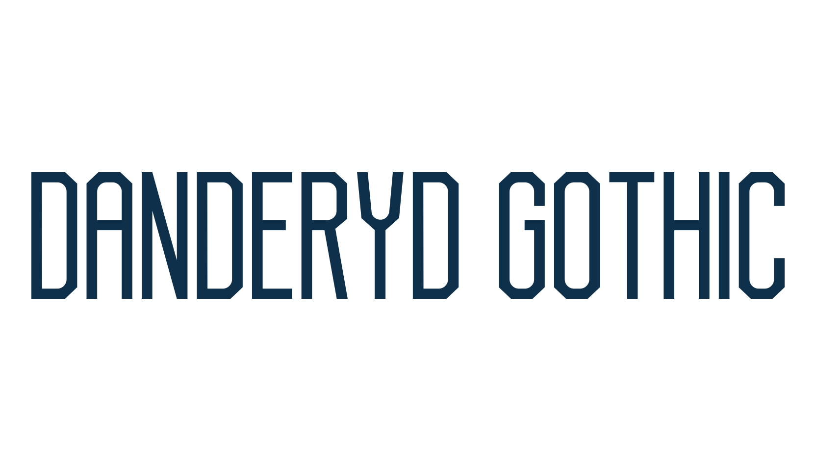 Danderyd Gothic, various font preview