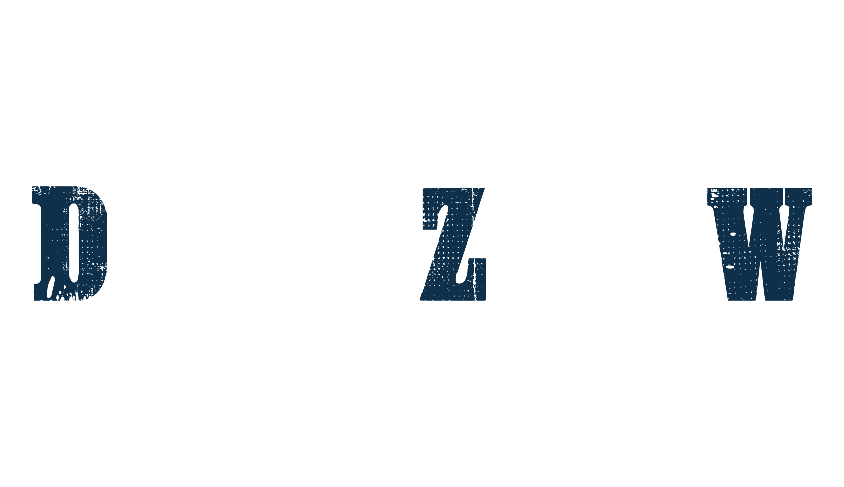 Danger Zone Warning, eroded font preview