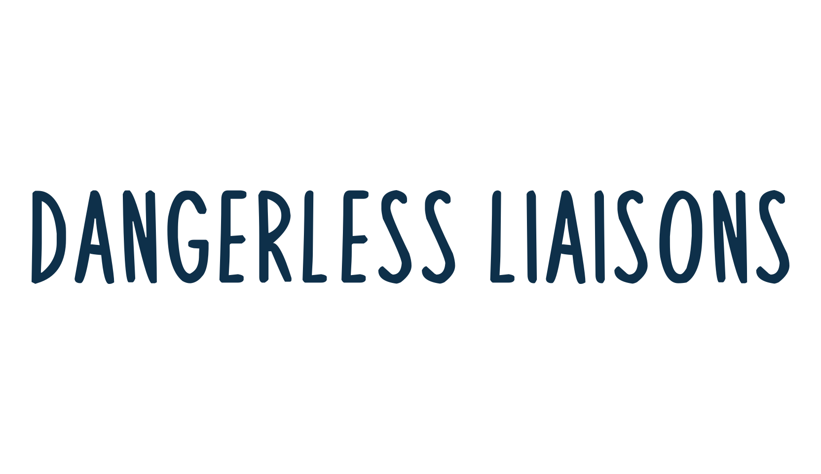 Dangerless Liaisons, script handwritten fancy decorative calligraphy font preview