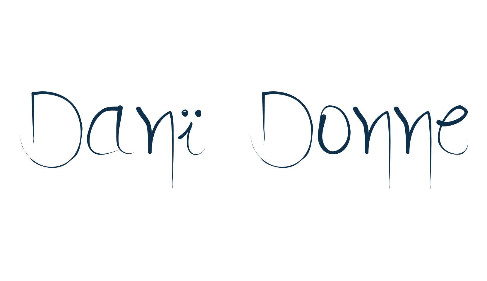 Danï Donne, fancy decorative font preview