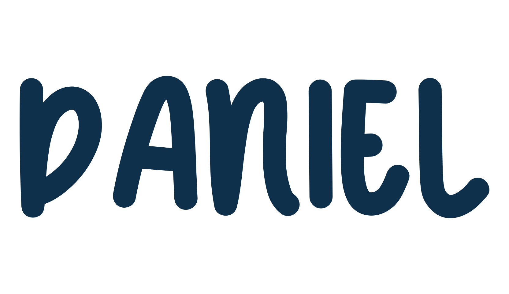 Daniel (daniel-2), handwriting font preview