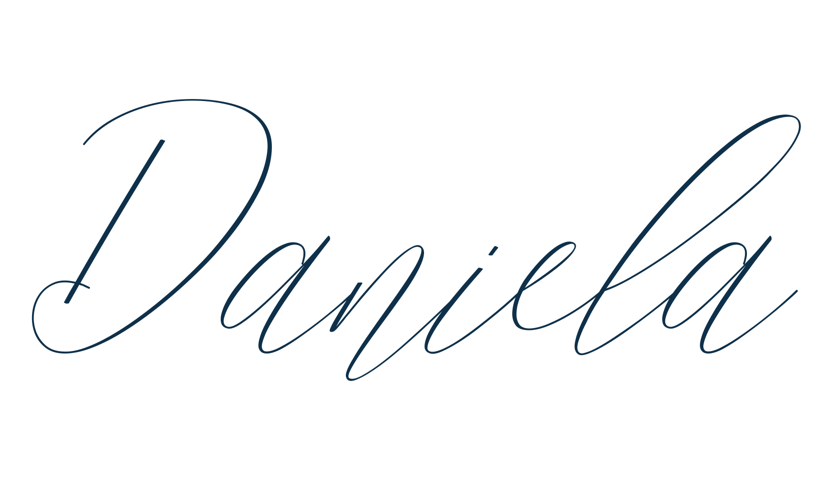 Daniela (daniela-3), script calligraphy fancy decorative font preview