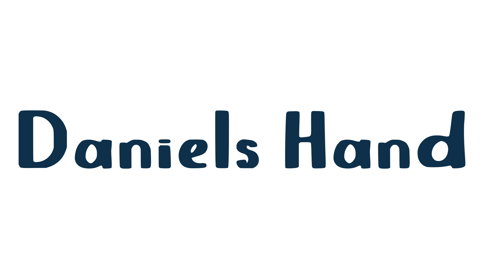 Daniels Hand, fancy decorative font preview