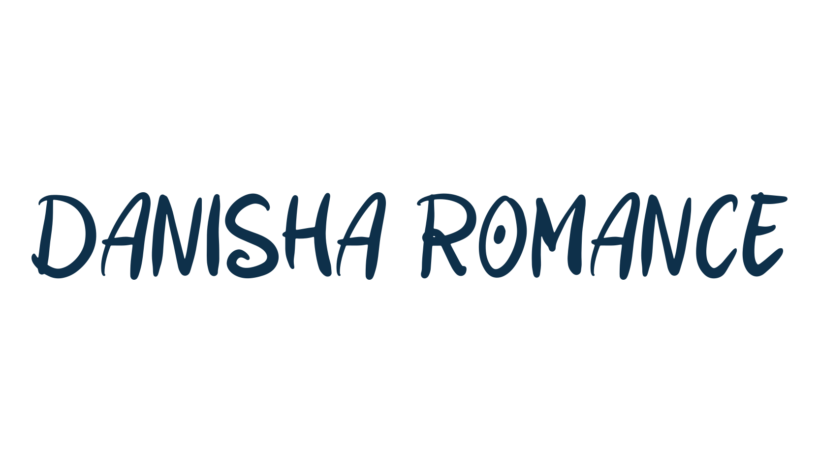 Danisha Romance, fancy cartoon decorative comic font preview