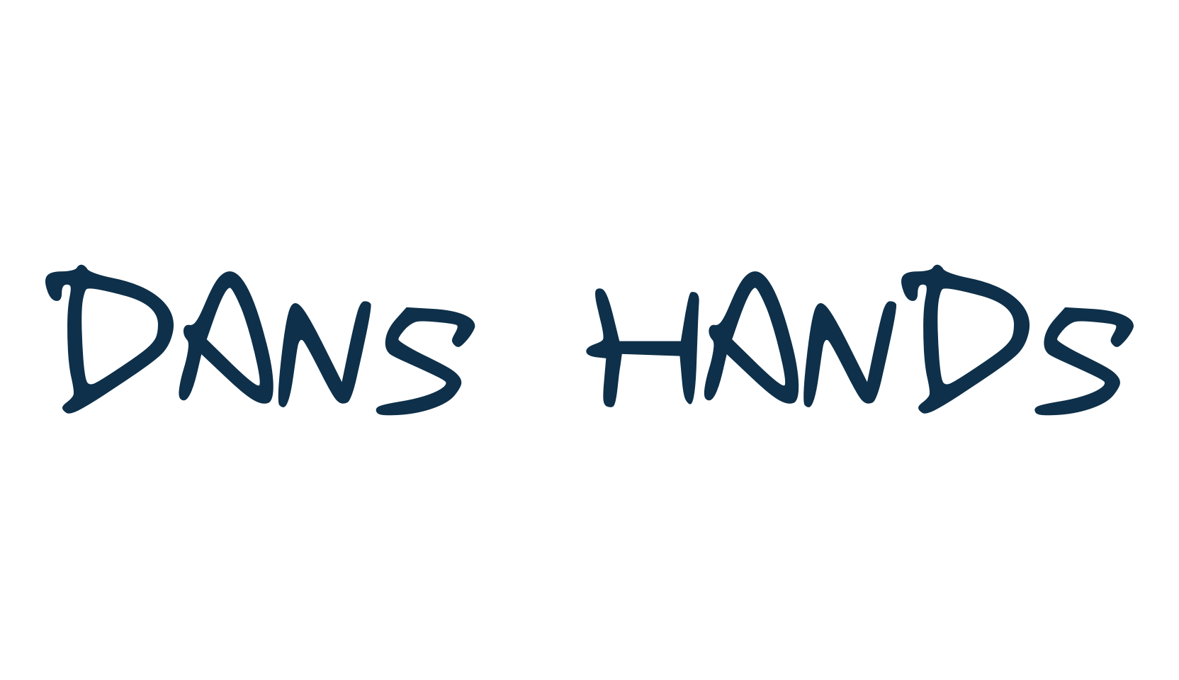 Dans Hands, script handwritten fancy decorative calligraphy font preview