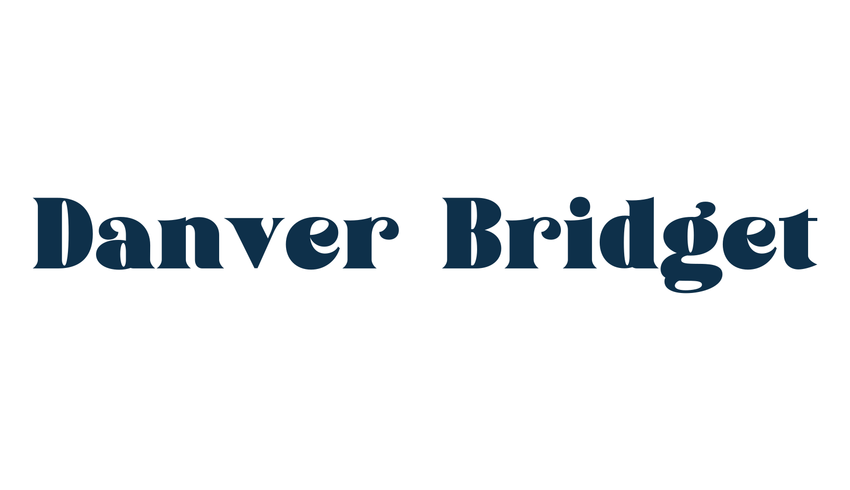 Danver Bridget, basic serif font preview
