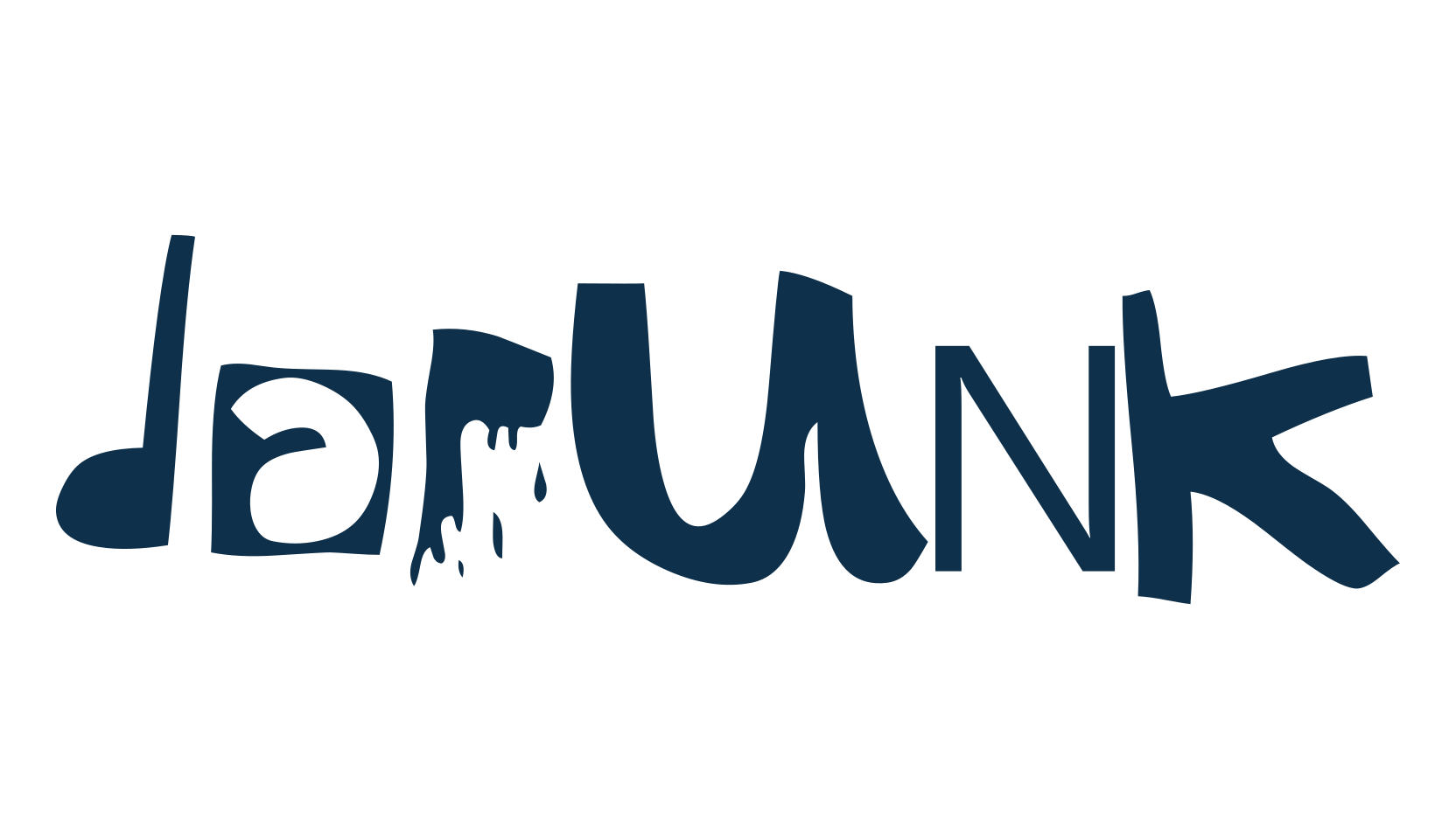 DaPunk, fancy distorted decorative font preview