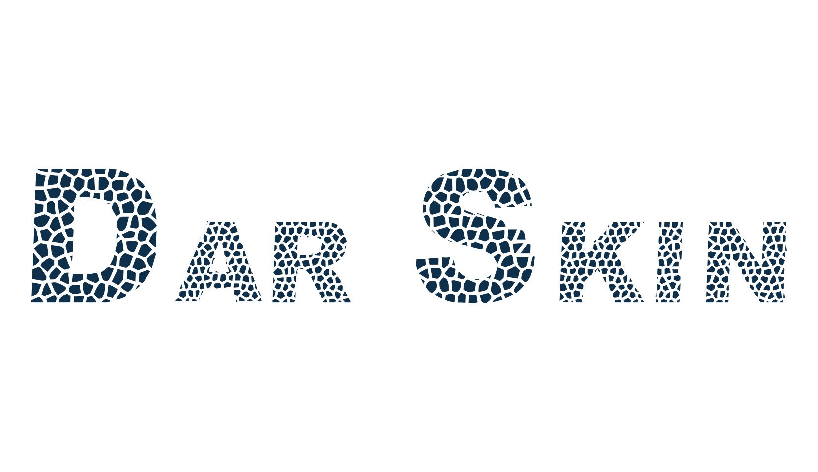 Dar Skin, fancy decorative font preview