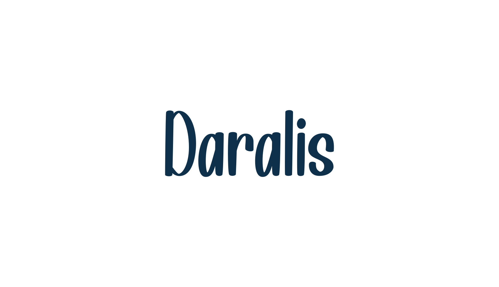 Daralis, fancy decorative font preview