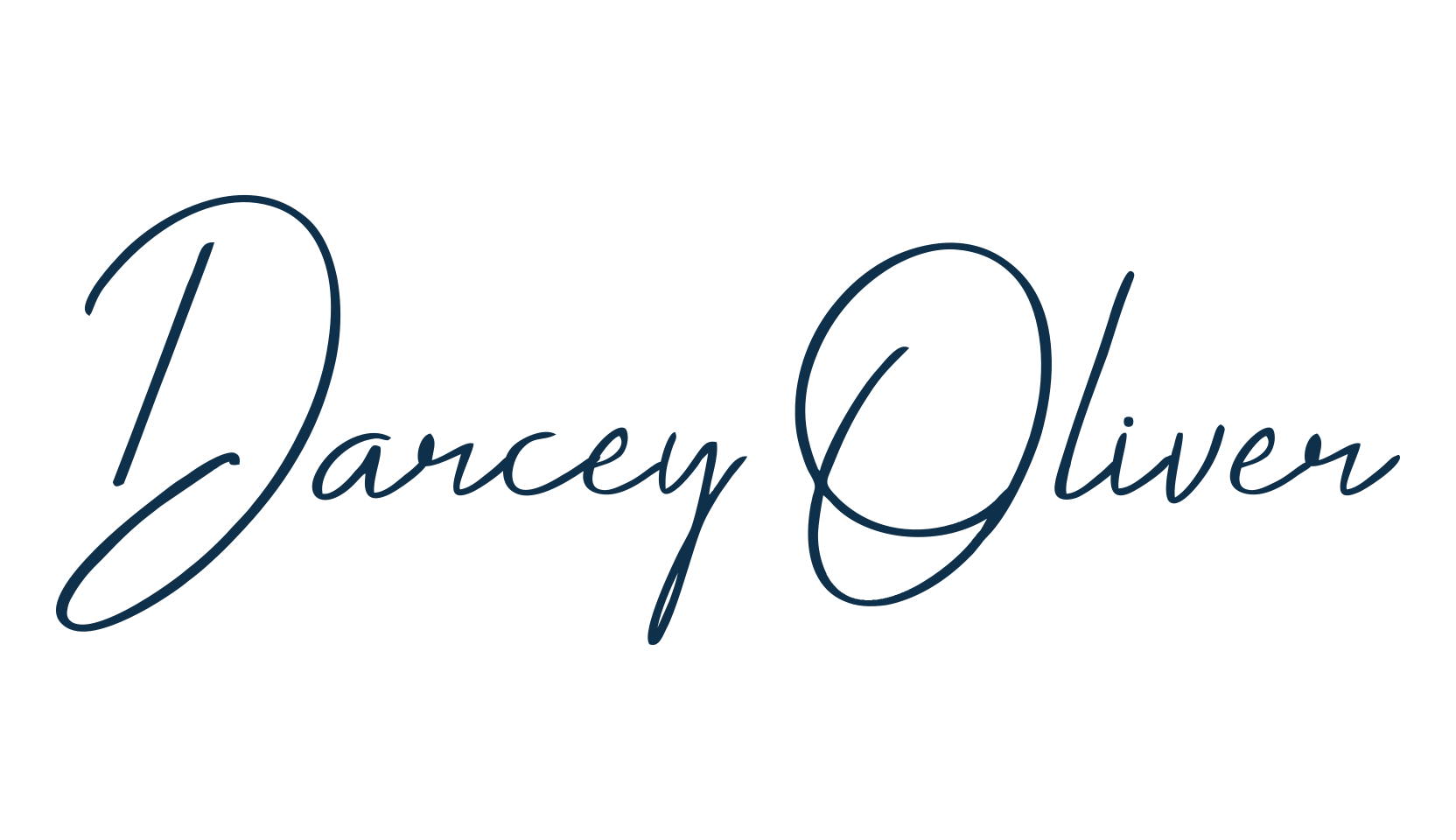 Darcey Oliver, script handwritten fancy decorative calligraphy font preview