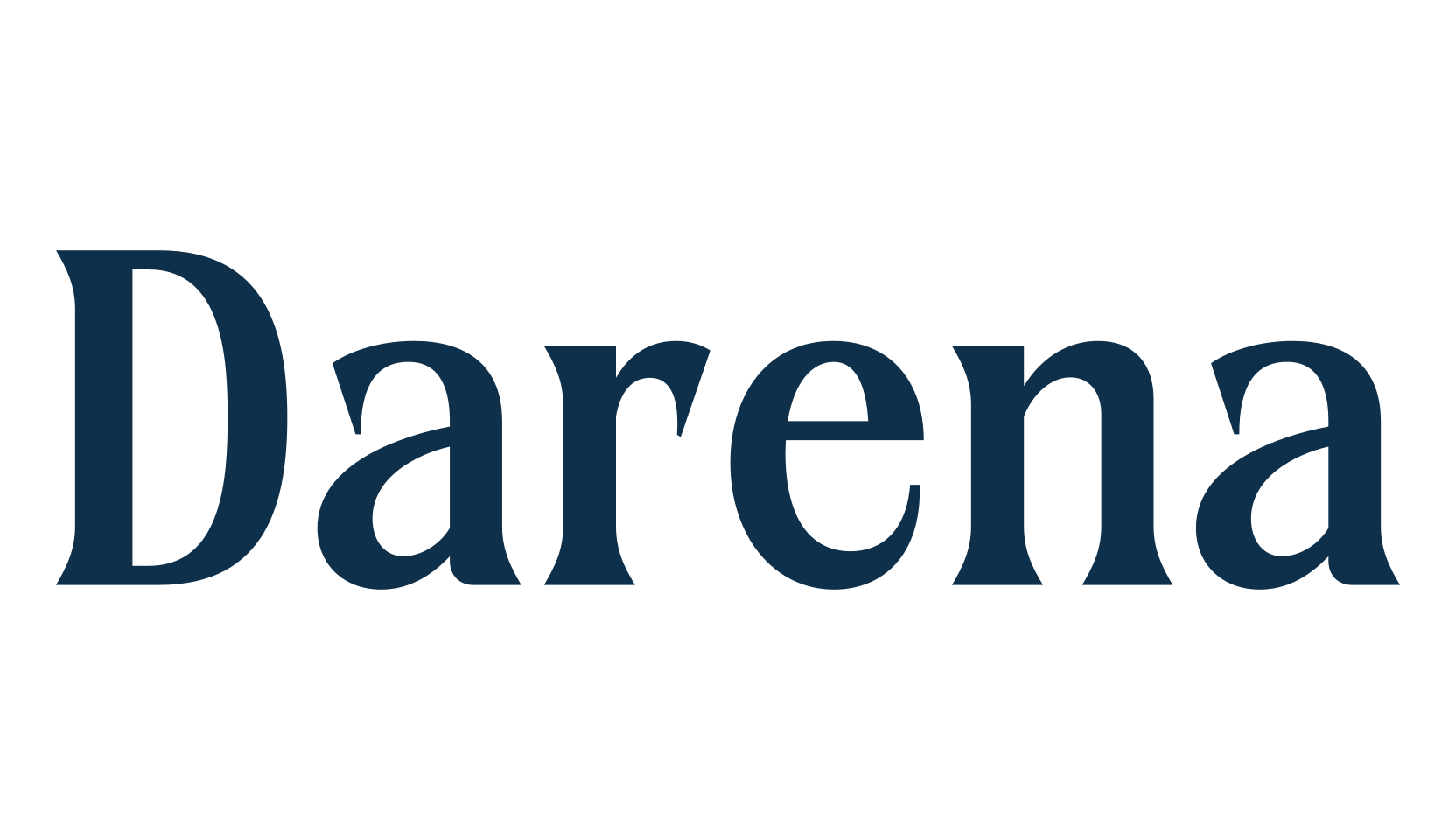 Darena, serif font preview