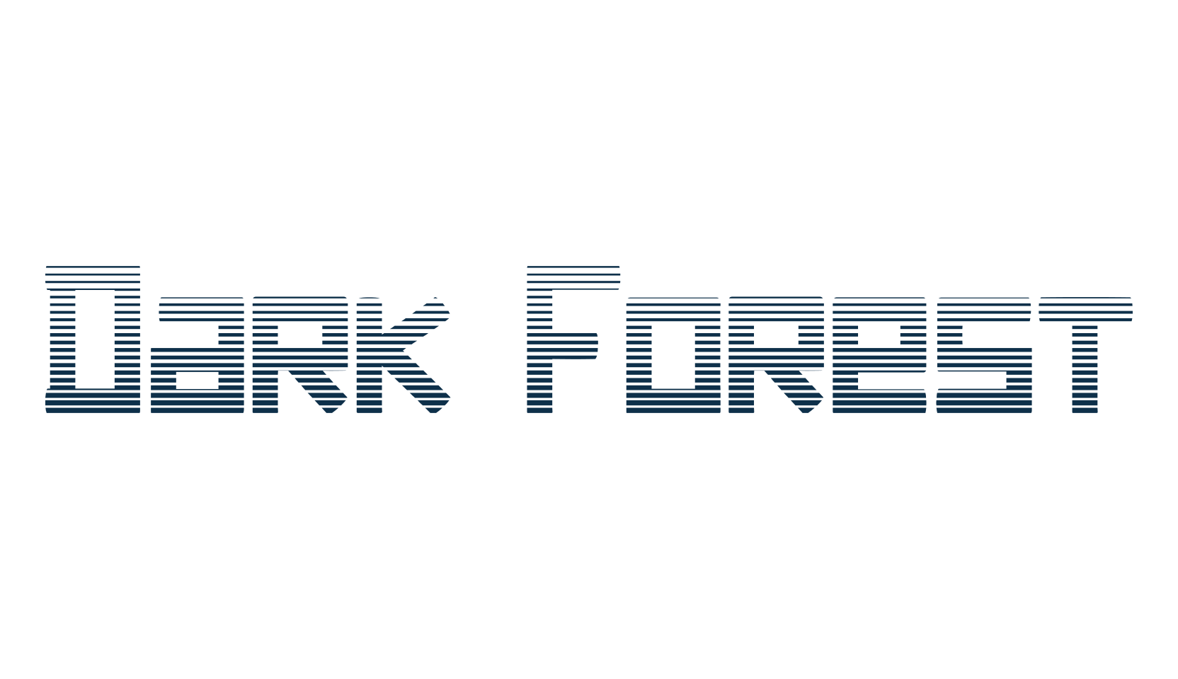 Dark Forest, various font preview