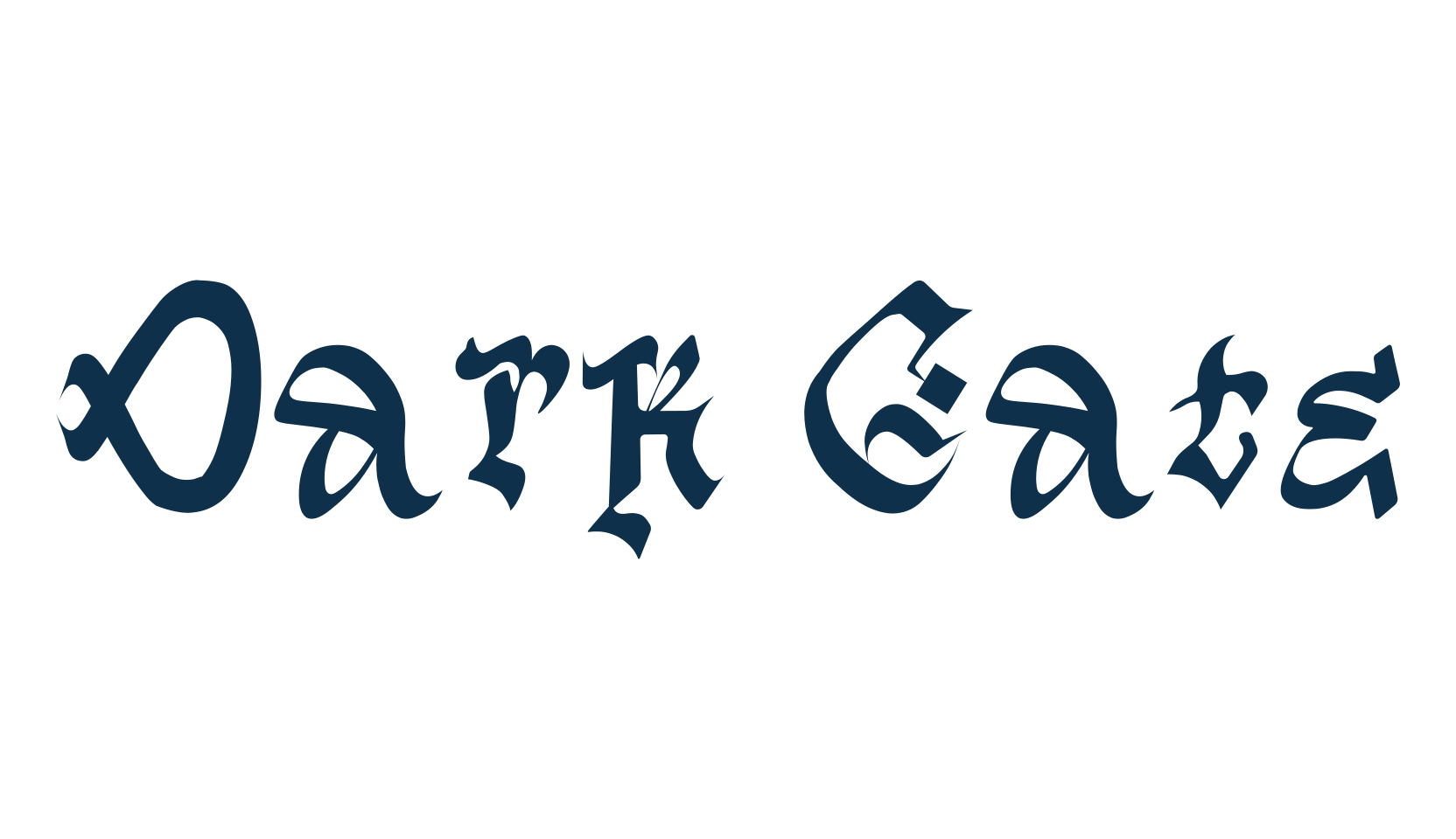 Dark Gate, fancy various gothic font preview