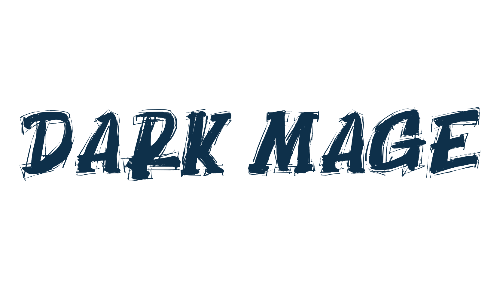 Dark Mage, holiday halloween fancy decorative horror font preview