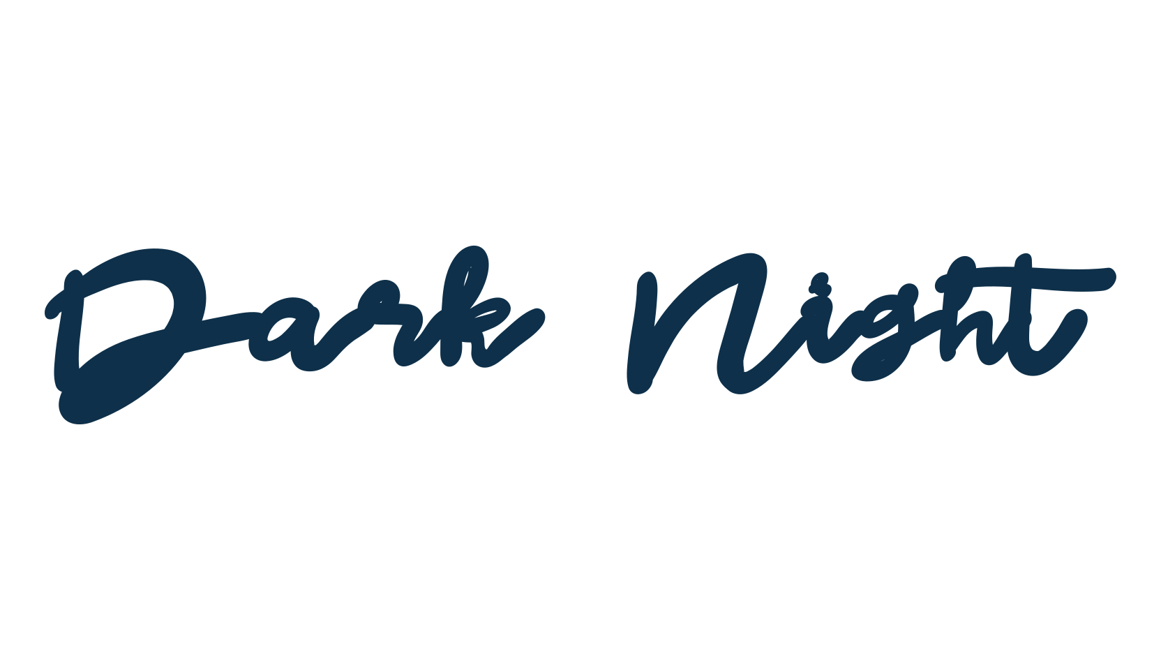 Dark Night, script brush fancy decorative calligraphy font preview