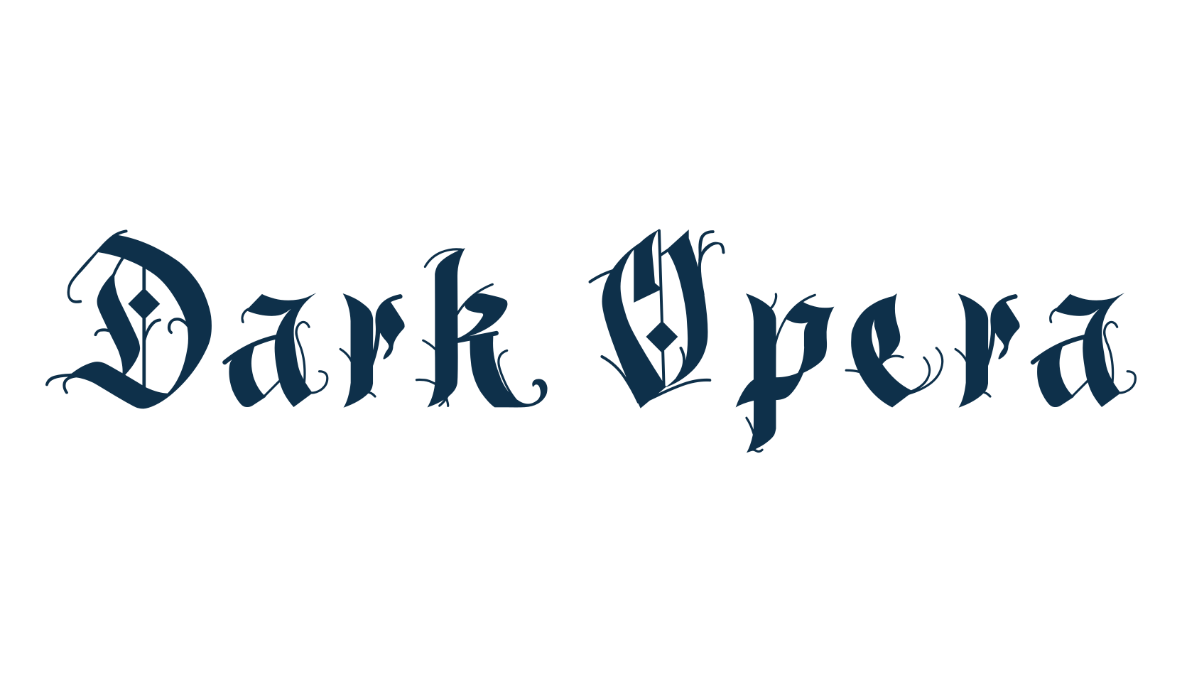 Dark Opera, gothic medieval font preview