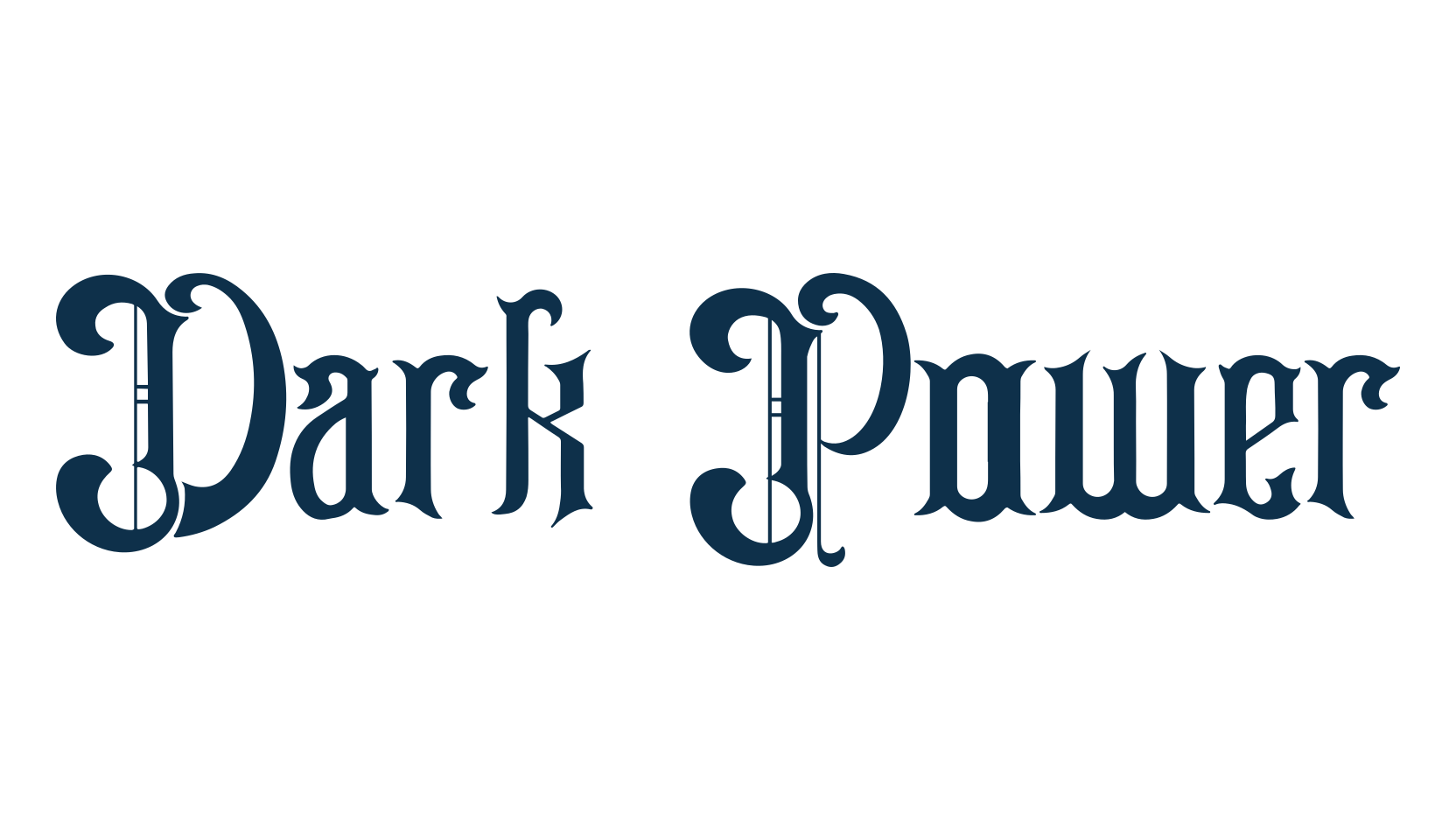 Dark Power, medieval font preview