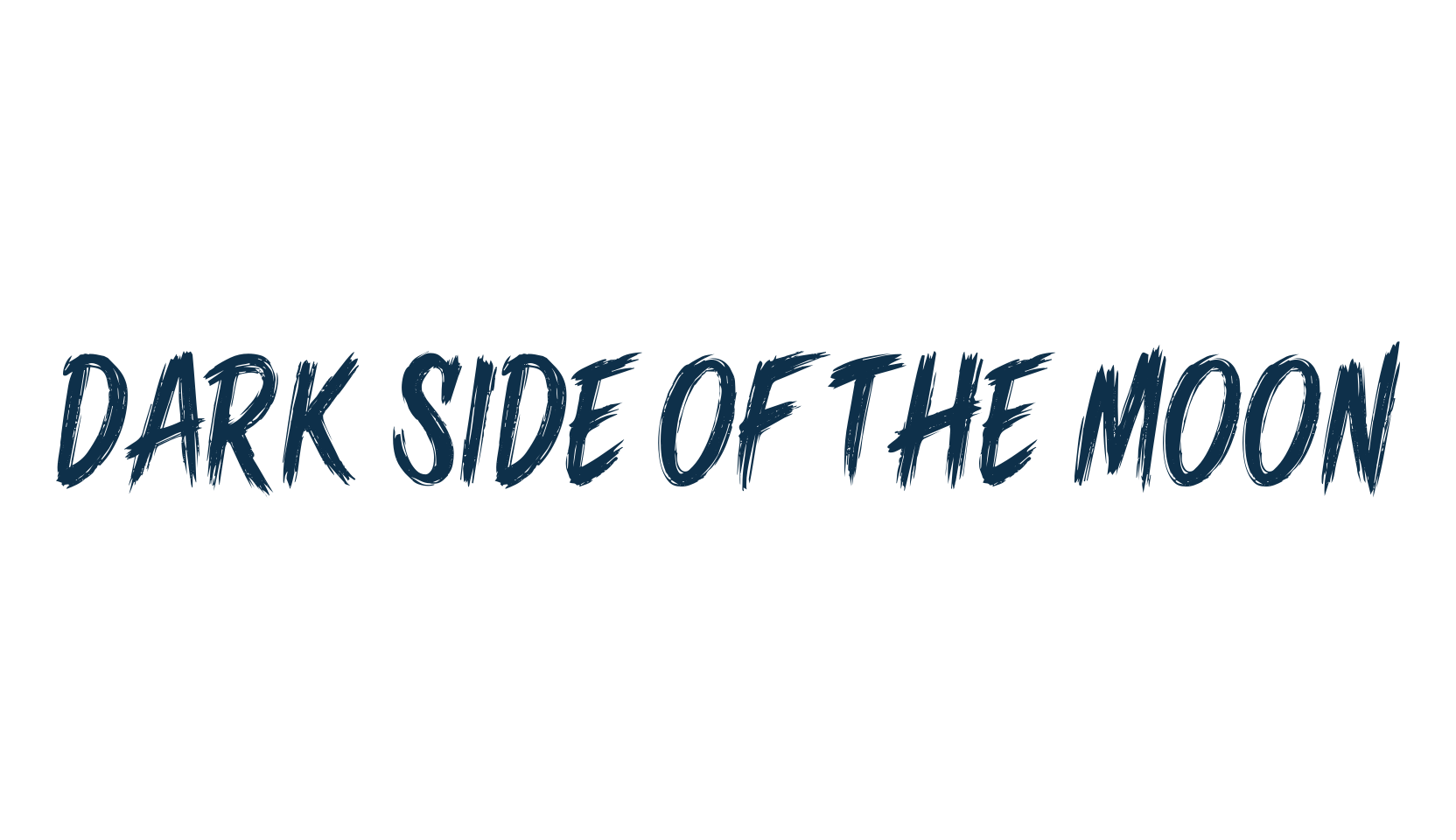 Dark Side of the Moon, script brush fancy decorative calligraphy font preview