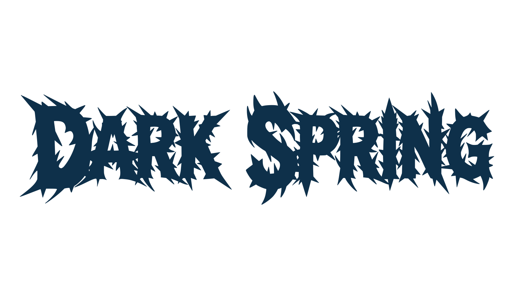 Dark Spring, modern font preview