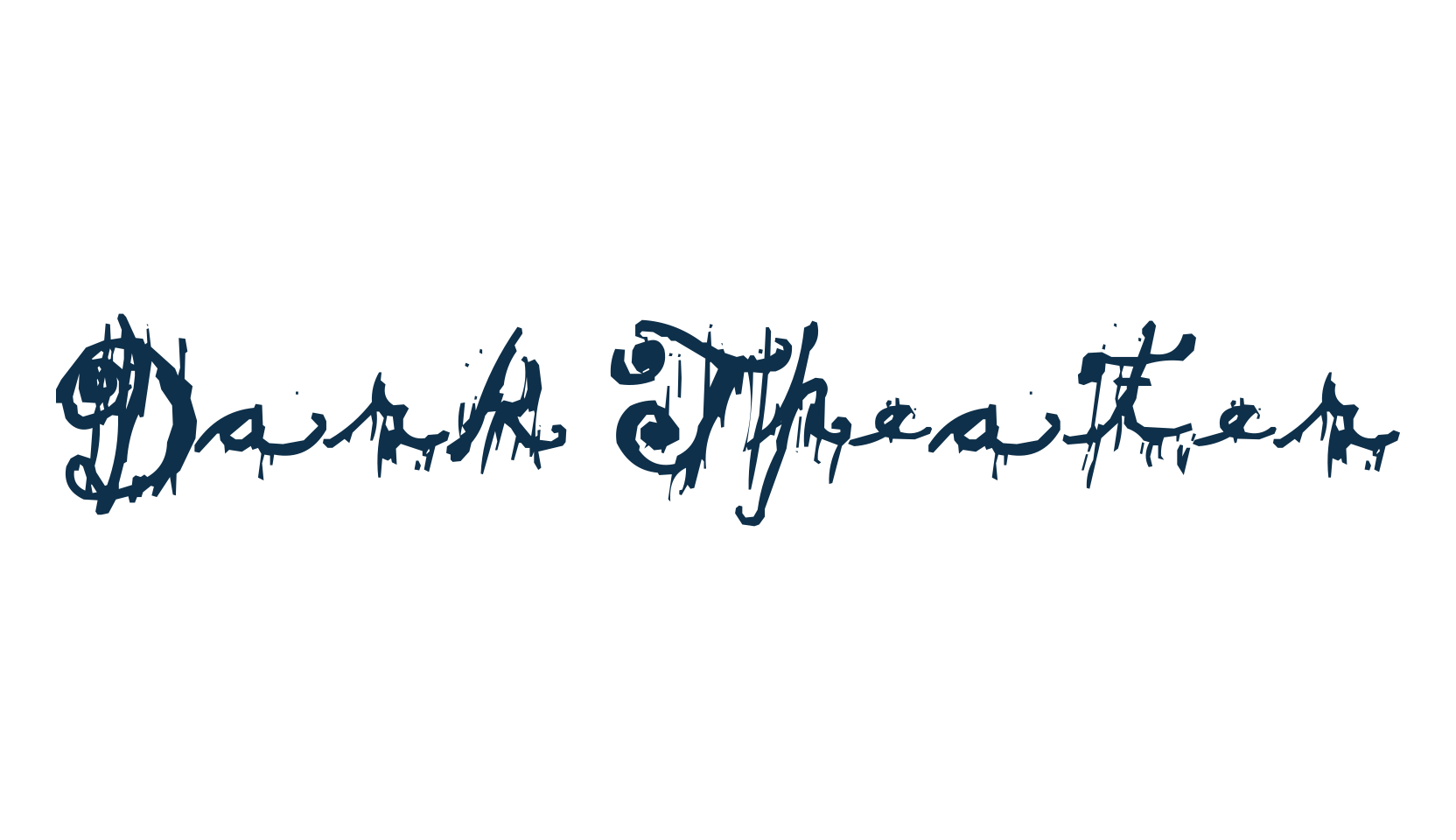Dark Theater, script trash fancy decorative calligraphy font preview