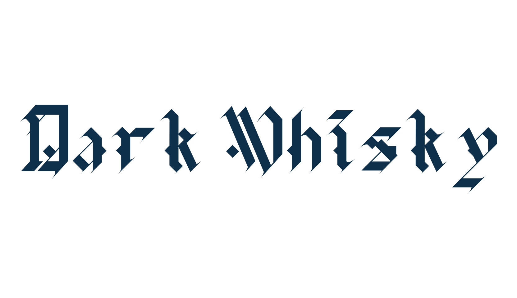 Dark Whisky, gothic modern font preview