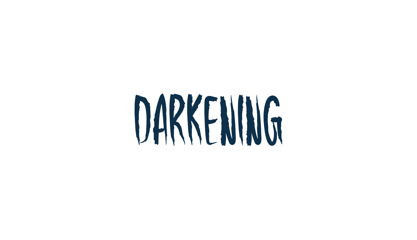 Darkening, halloween font preview