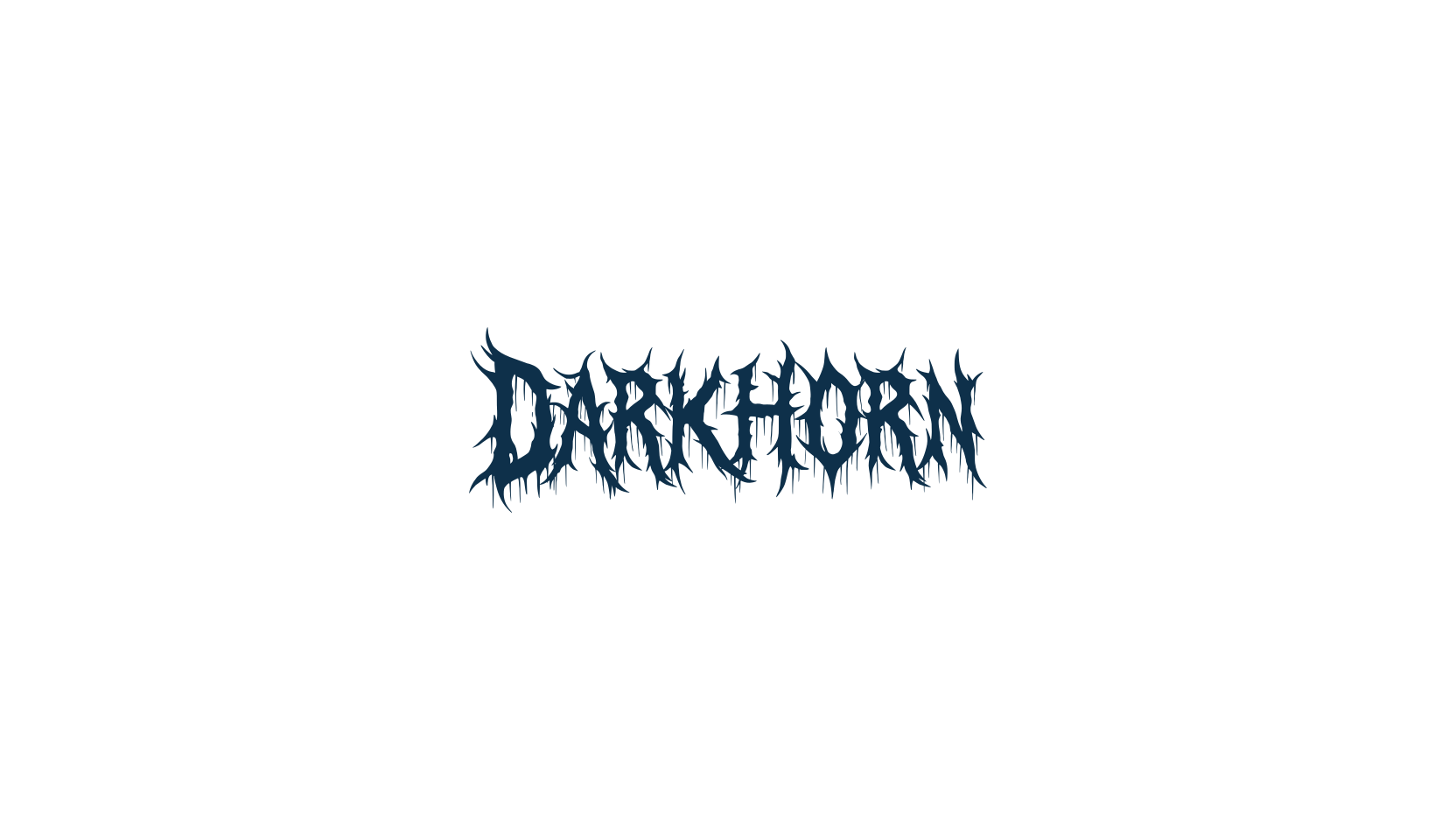 Darkhorn, modern font preview