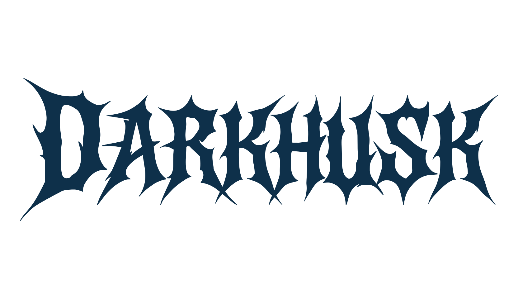 Darkhusk, gothic modern font preview