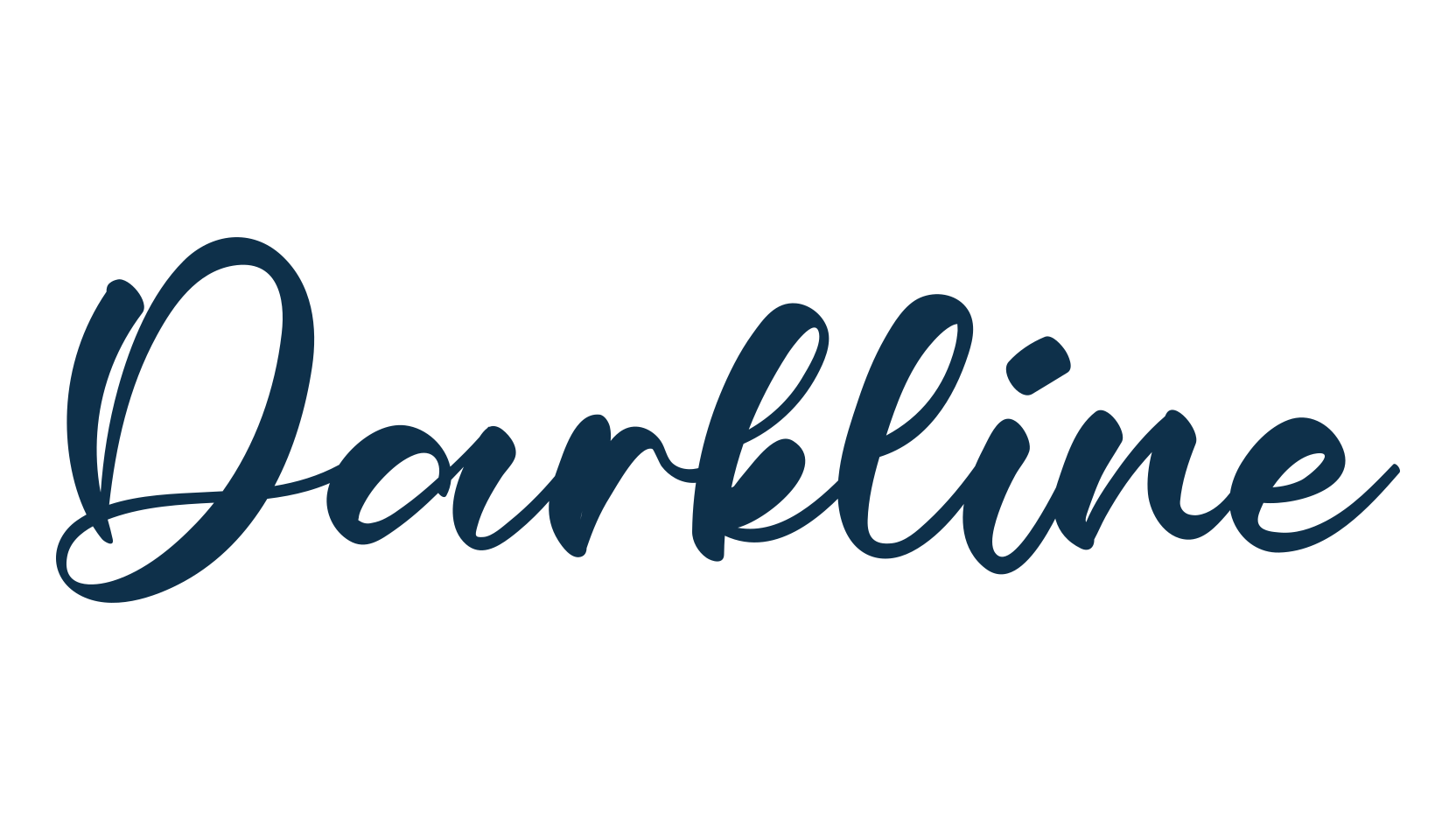 Darkline (darkline-2), fancy various decorative script calligraphy font preview