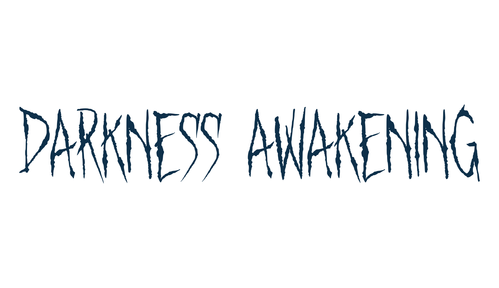 Darkness Awakening, holiday halloween fancy decorative horror font preview