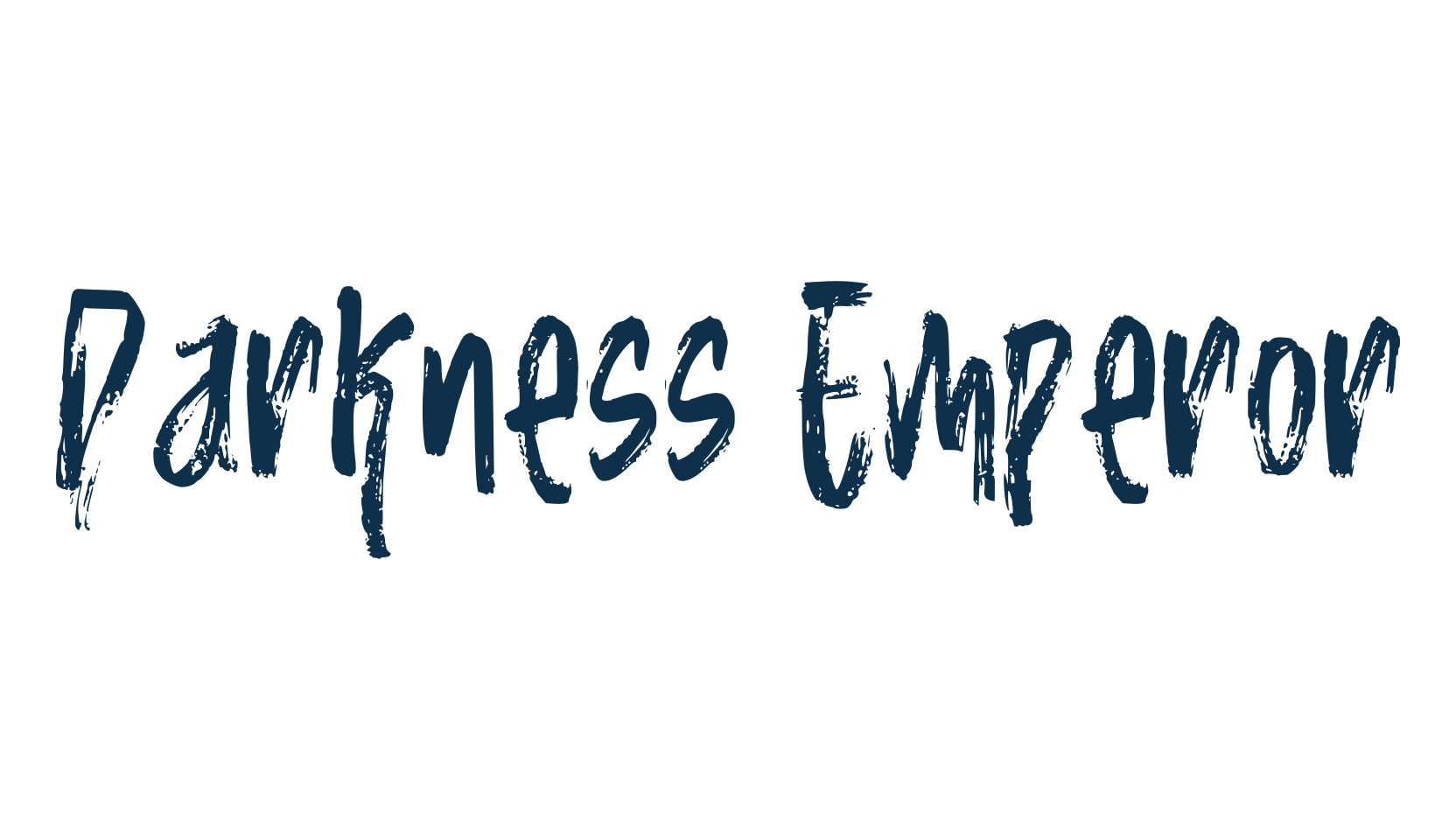 Darkness Emperor, halloween font preview