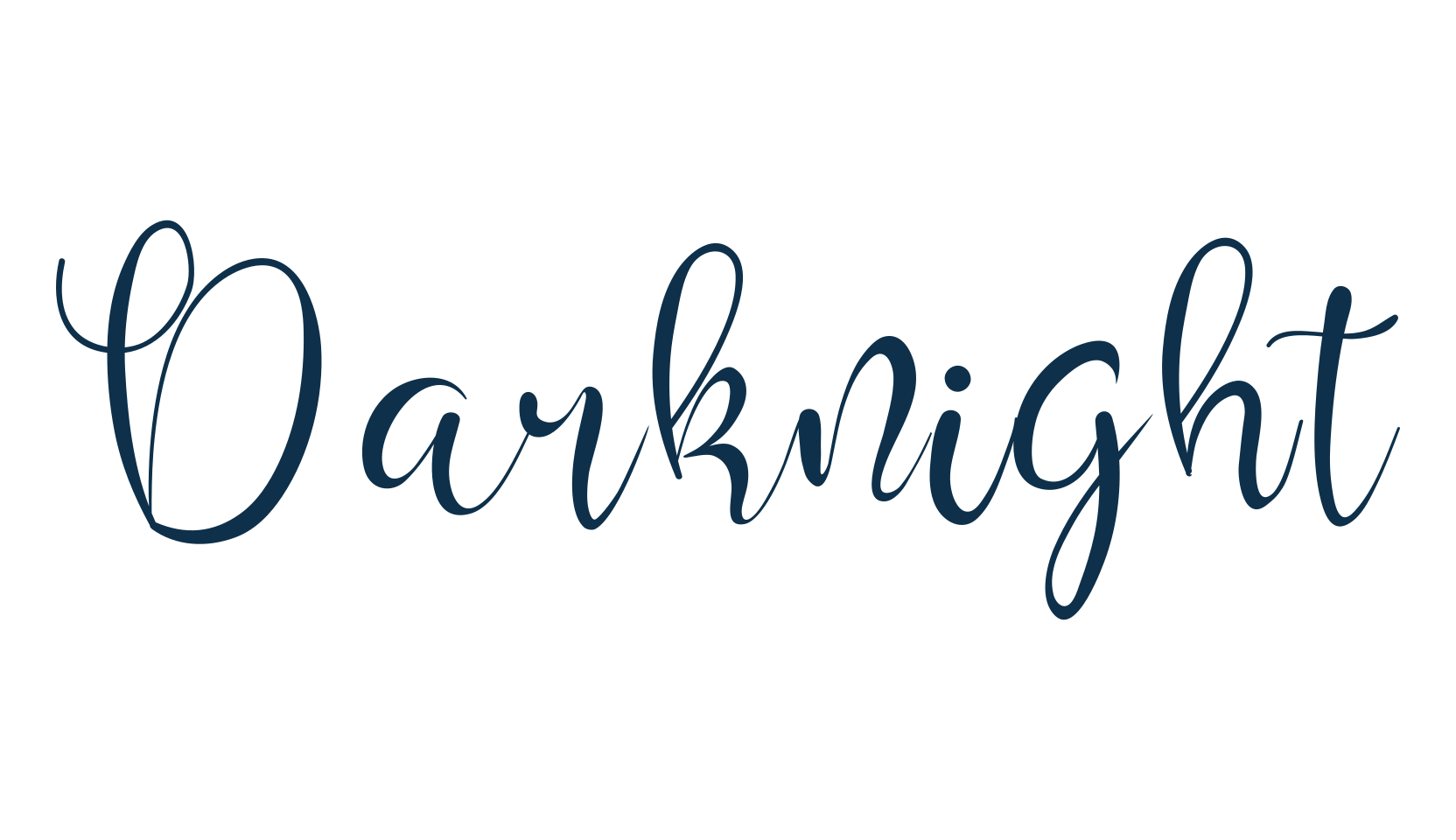 Darknight (darknight-2), display market font preview