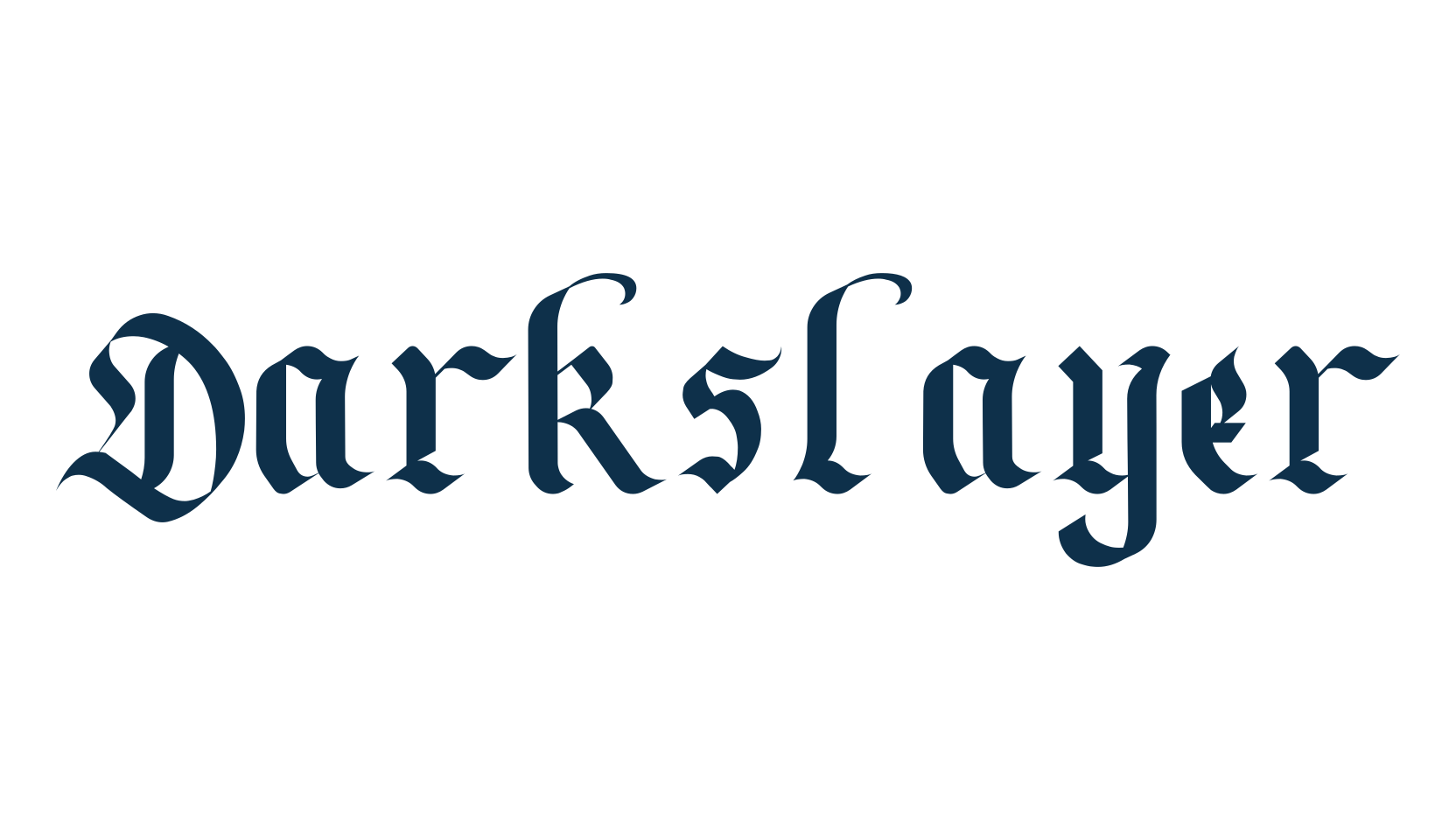 Darkslayer, gothic medieval font preview