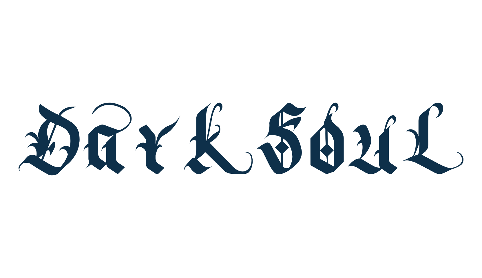 Darksoul, gothic medieval font preview